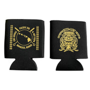 KOOZIE CAN COOLER - Classic P.I.A.E Gold Logo/TIKI Design